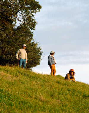 surf hats and hiking hat in northern california