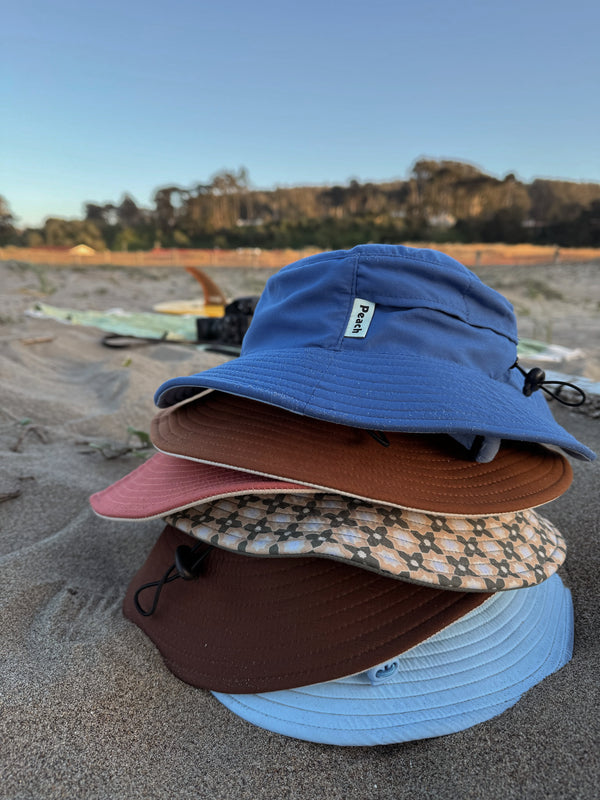 chambray blue surf hat